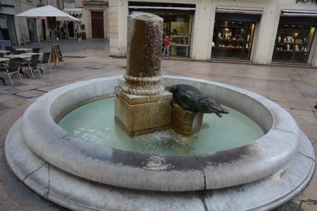 Nimes Fontaine Place du Marche  1