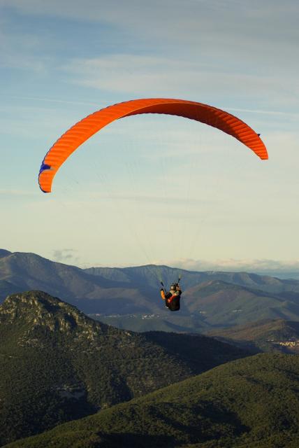 Parapente depuis le Roc Blanc