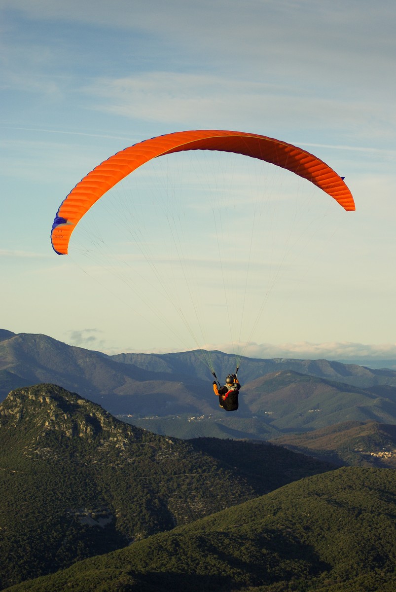 Parapente depuis le Roc Blanc